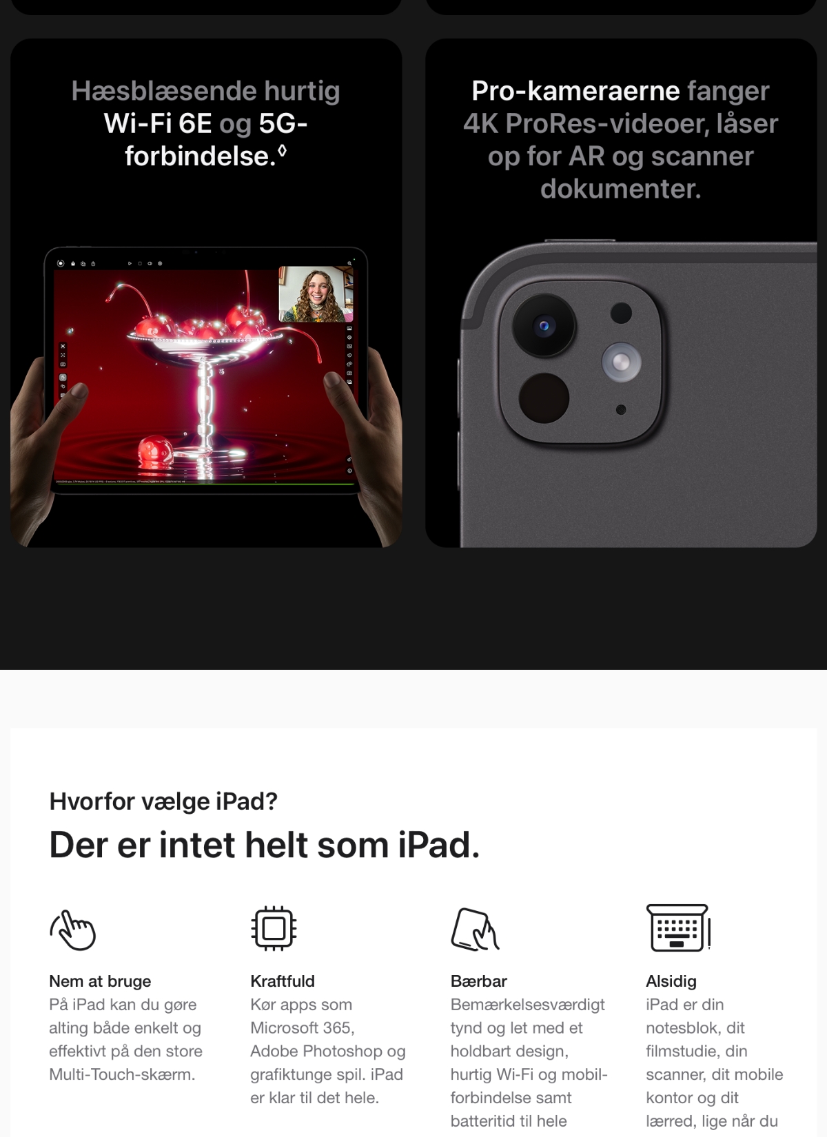 Apple iPad Pro 13" (2024) WiFi 1 TB (glas med nanotekstur), sølv Power.dk