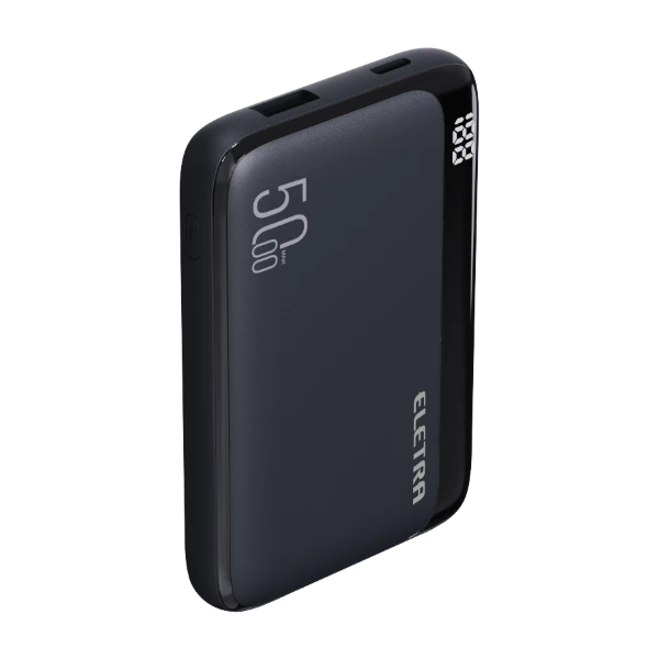 Eletra P5 powerbank 5000 mAh, svart