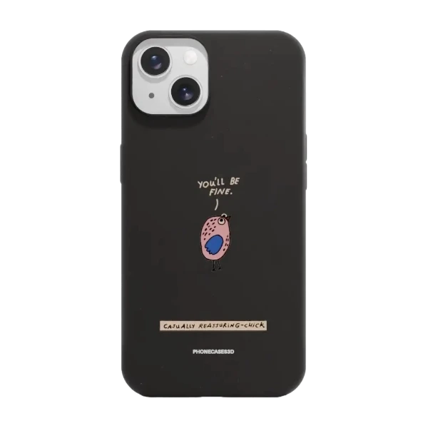 Phonecases3D iPhone 13 Maja Säfström kompostoituva suojakuori, musta