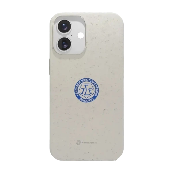 Phonecases3D iPhone 16 Leksands IF kompostoituva suojakuori, valkoinen