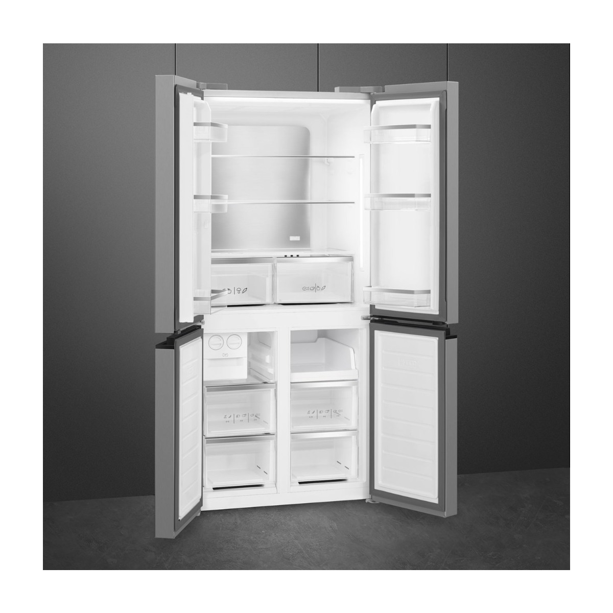 Smeg French Door FQI48XD billede 4