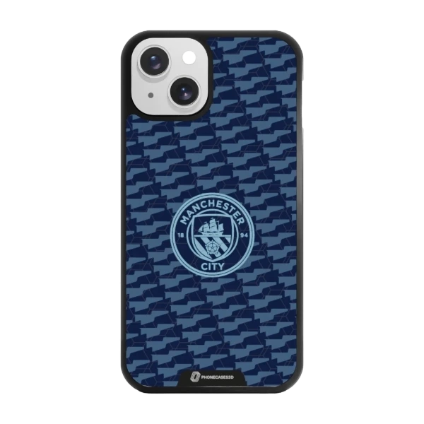 Phonecases3D iPhone 13 Man City -3D suojakuori, musta