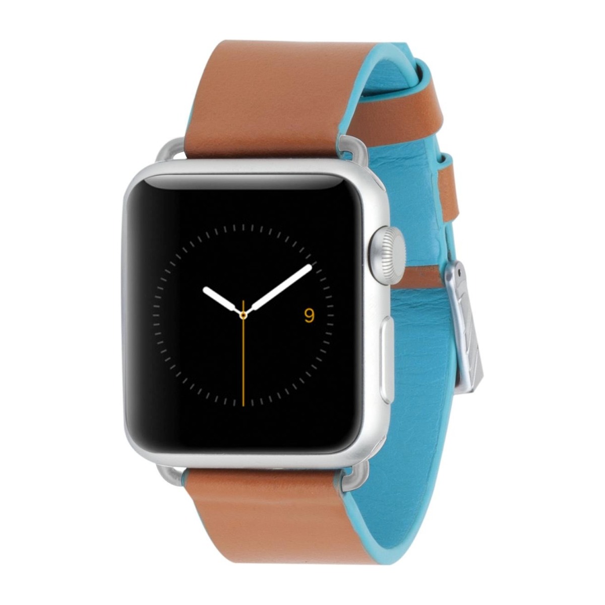 Часы apple 38. Голубые часы женские наручные. Смарт часы синие с кожаным ремешком. Умные часы голубые ремешок. Apple Series 1 (38mm).