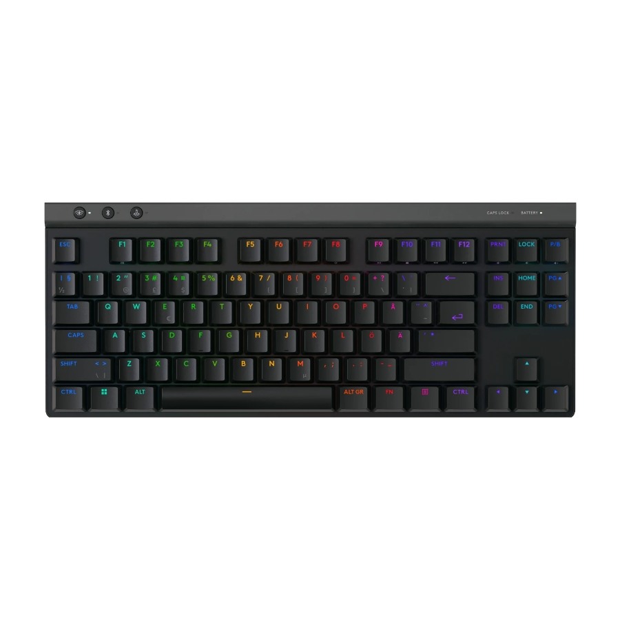 Logitech G515 LIGHTSPEED TKL trådløst gaming tastatur - GL Taktil, sort