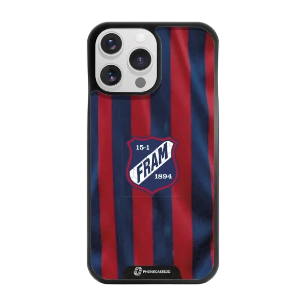 Phonecases3D iPhone 14 Pro IF Fram Larvik -3D suojakuori, musta