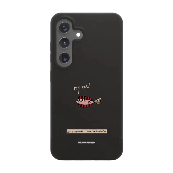 Phonecases3D Samsung Galaxy S25 Maja Säfström kompostoituva suojakuori, musta