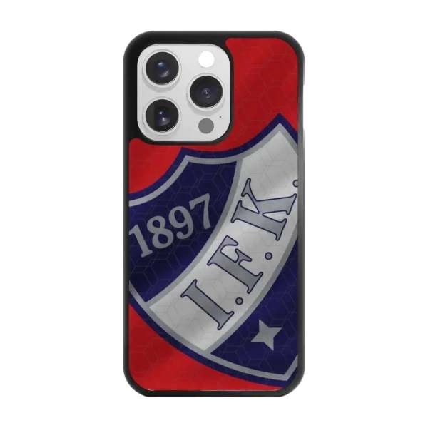 Phonecases3D iPhone 15 Pro HIFK Hockey -3D suojakuori, musta