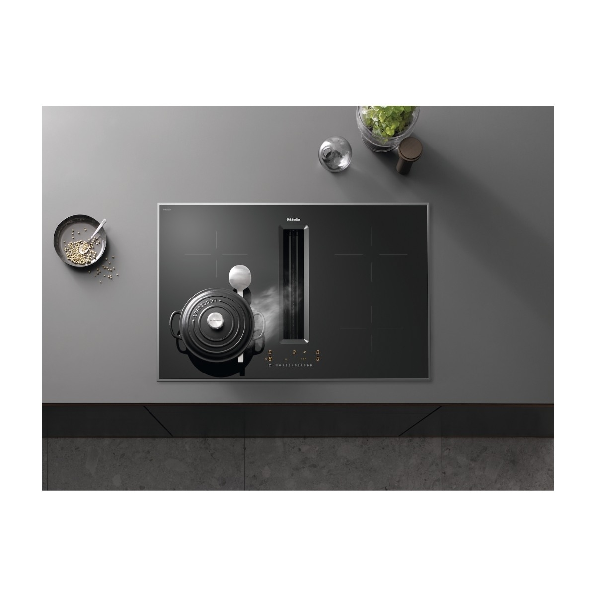 Miele KMDA 7272 FR-U induktionskogeplade med integreret emhætte billede 7