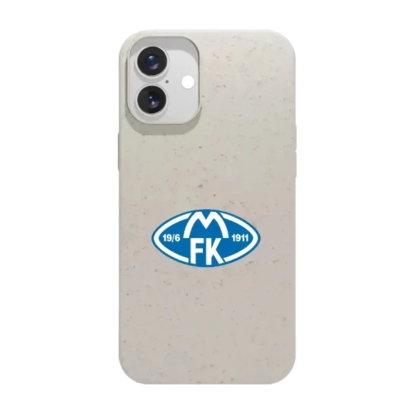 Phonecases3D iPhone 16 Plus Molde FK kompostoituva suojakuori, valkoinen