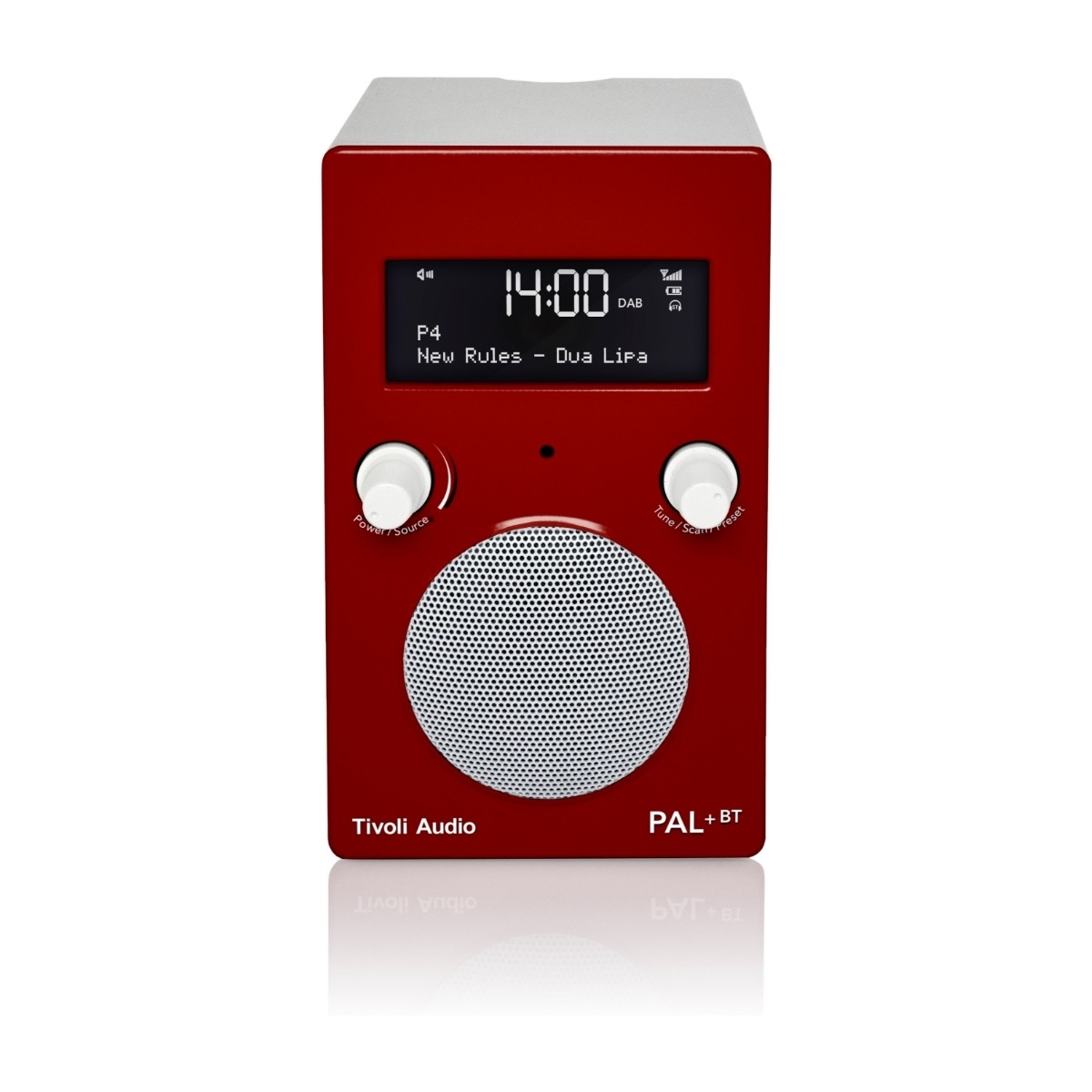 TIVOLI AUDIO PAL+ BT DAB RADIO RED MK2 - POWER.dk