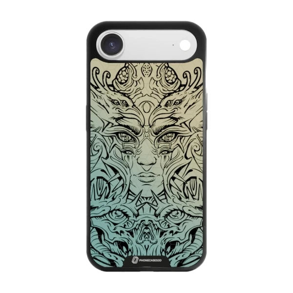 Phonecases3D iPhone Air Urban Pixel -3D suojakuori, musta