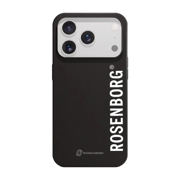 Phonecases3D iPhone 17 Pro Max RBK kompostoituva suojakuori, musta