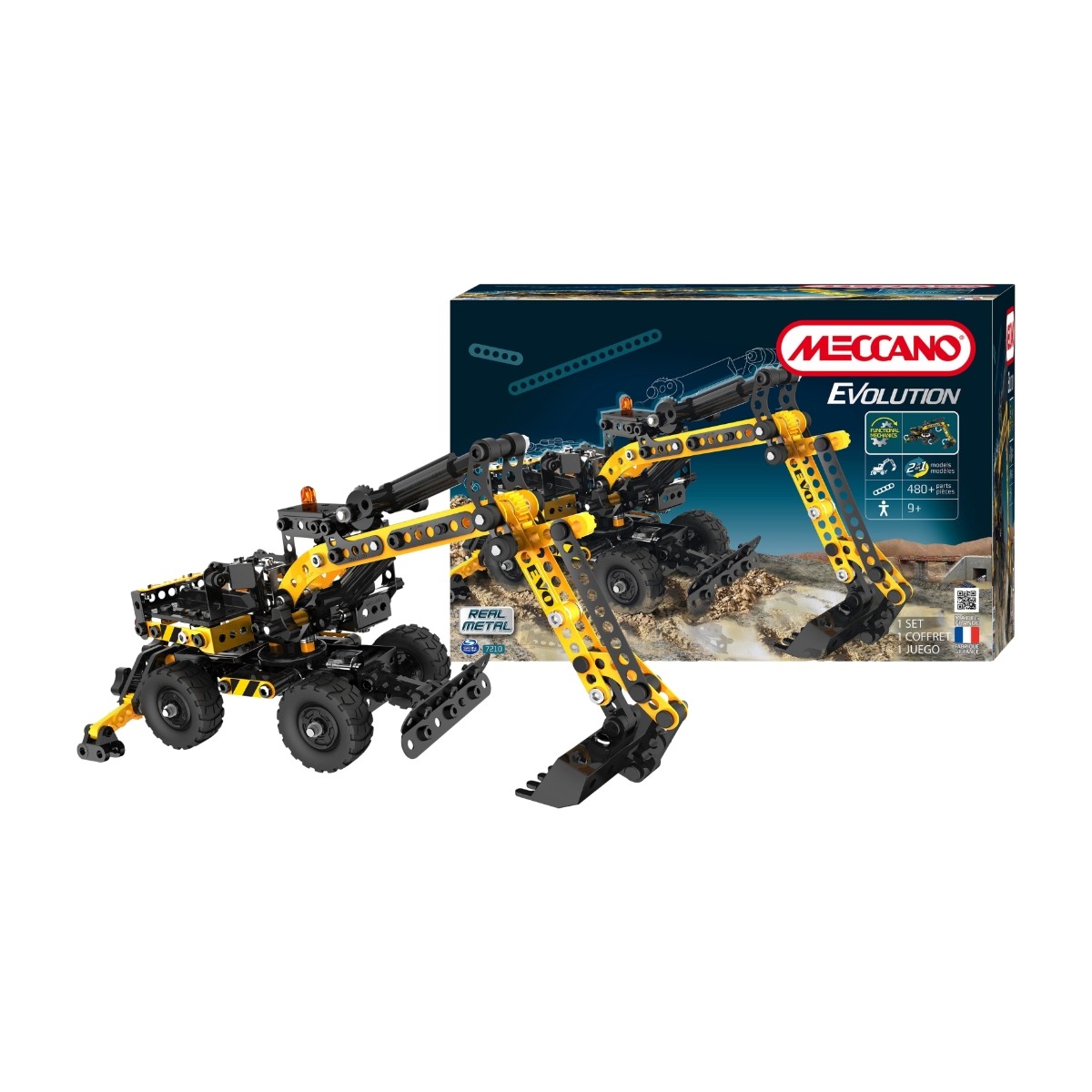 Meccano : jeux de construction en métal - voitures, motos