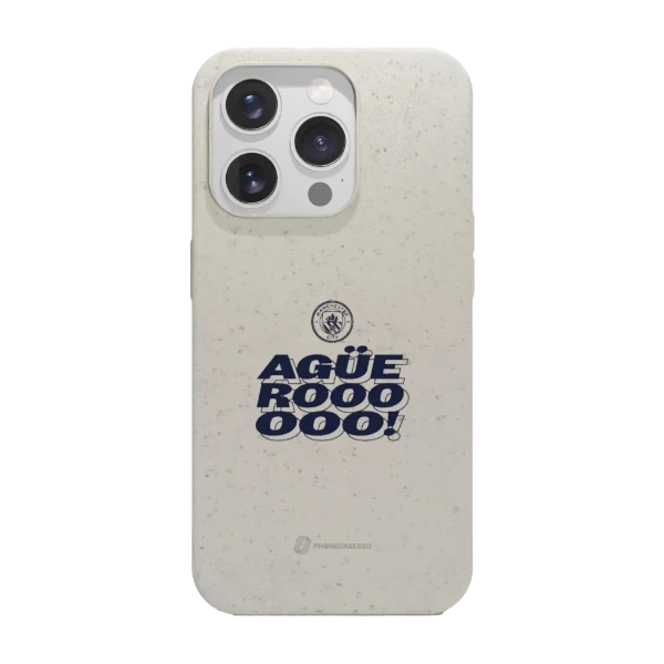 Phonecases3D iPhone 16 Pro Man City kompostoituva suojakuori, valkoinen