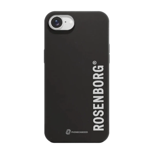 Phonecases3D iPhone 17e/16e RBK kompostoituva suojakuori, musta