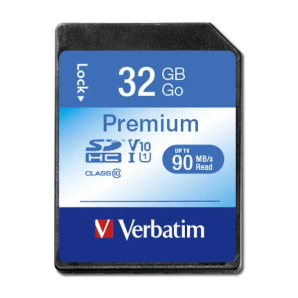 Verbatim Premium-minneskort 32 GB SDHC Class 10