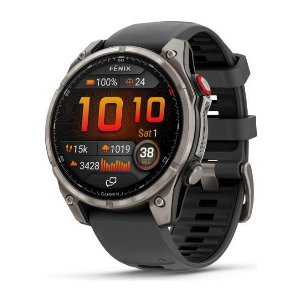 Garmin Fenix 8 Pro smartklokke 47 mm, graphite (Hygieneprodukt. Produktet er rengjort og desinfisert.)