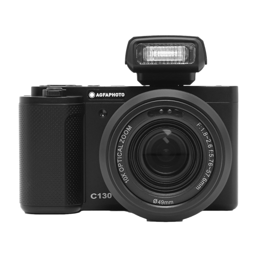 Digital Camera Realishot C130 CMOS 10x 24MP Black