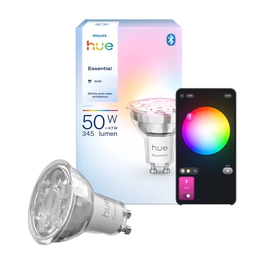 Philips Hue Essential WCA smart pære 4,7W GU10