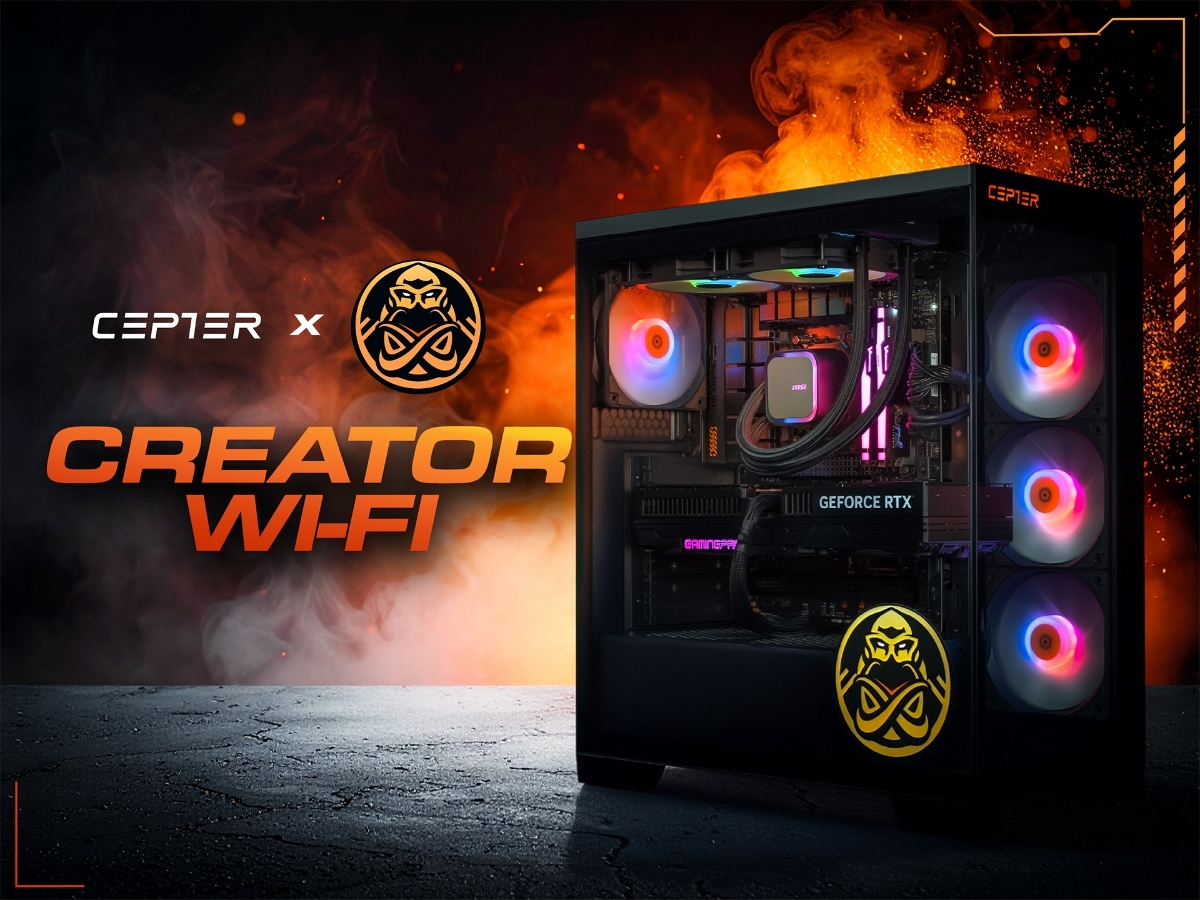 Cepter x ENCE Creator Wi-Fi stasjonær PC - Power.no