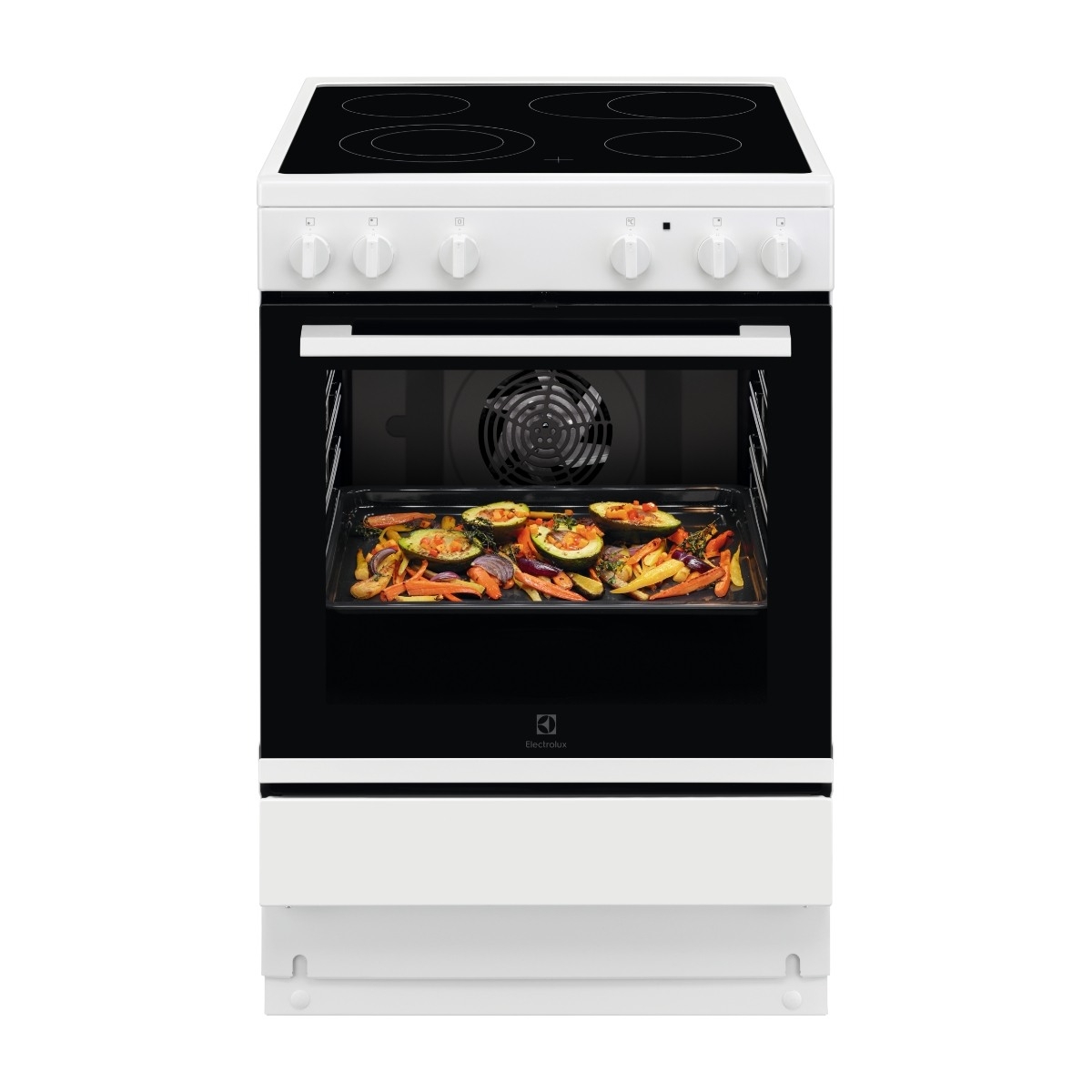 Electrolux 500-serien LKR6440ASW keramisk komfur, 400V