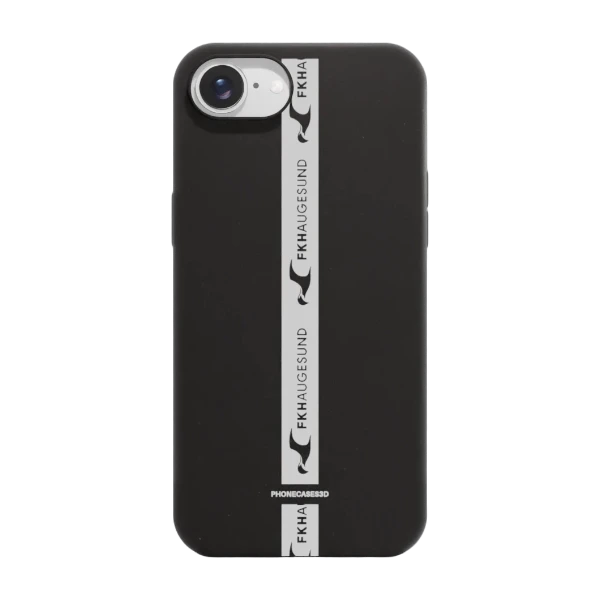 Phonecases3D iPhone 17e/16e FK Haugesund kompostoituva suojakuori, musta