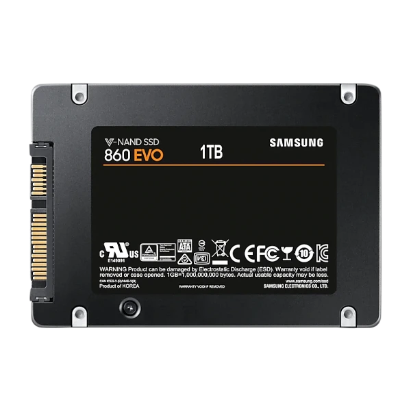 内蔵型SSD Samsung 860 EVO 1TB Samsung 860 EVO SATA SSD 1TB - Power.no