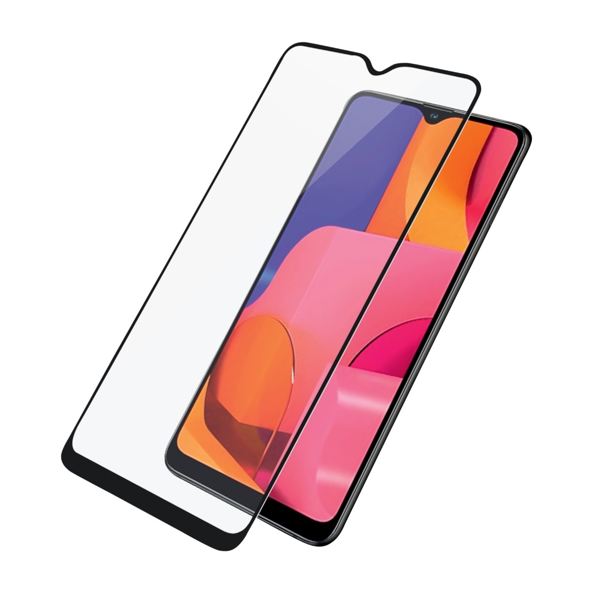 PanzerGlass Samsung Galaxy A20S Case Friendly skjermbeskytter, svart