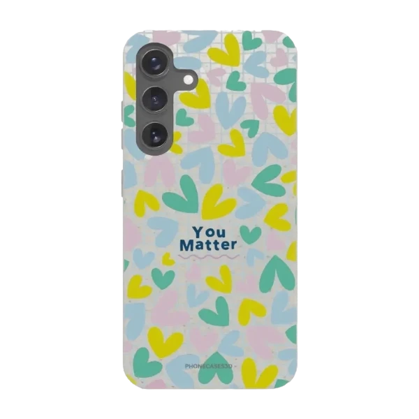 Phonecases3D Samsung Galaxy S25+ Jess Rachel Sharp kompostoituva suojakuori, valkoinen