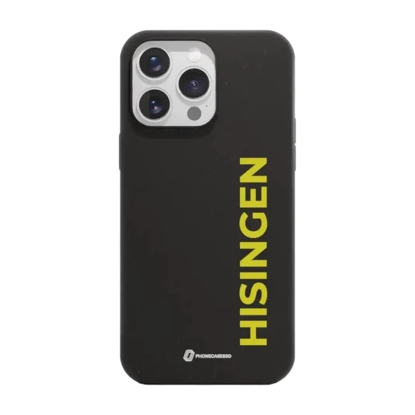 Phonecases3D iPhone 16 Pro Max BK Häcken kompostoituva suojakuori, musta