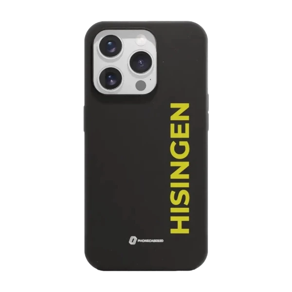 Phonecases3D iPhone 15 Pro BK Häcken kompostoituva suojakuori, musta