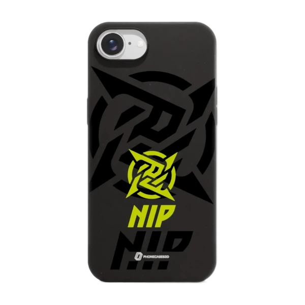 Phonecases3D iPhone 17e/16e Ninjas in Pyjamas kompostoituva suojakuori, musta