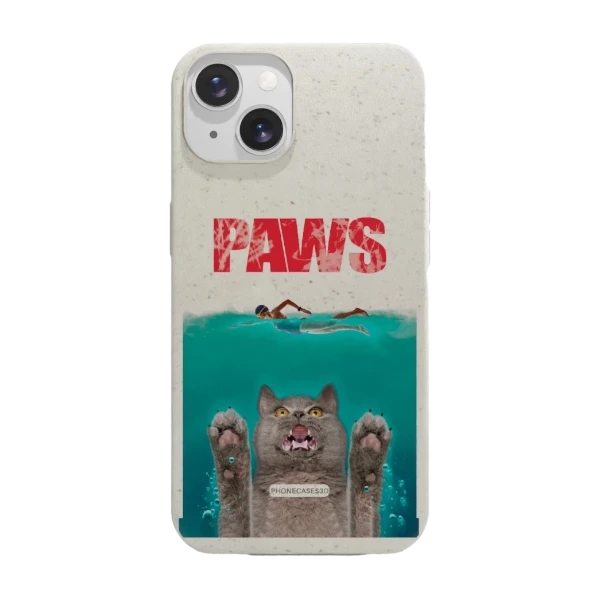 Phonecases3D iPhone 14 Joseph Tate kompostoituva suojakuori, valkoinen