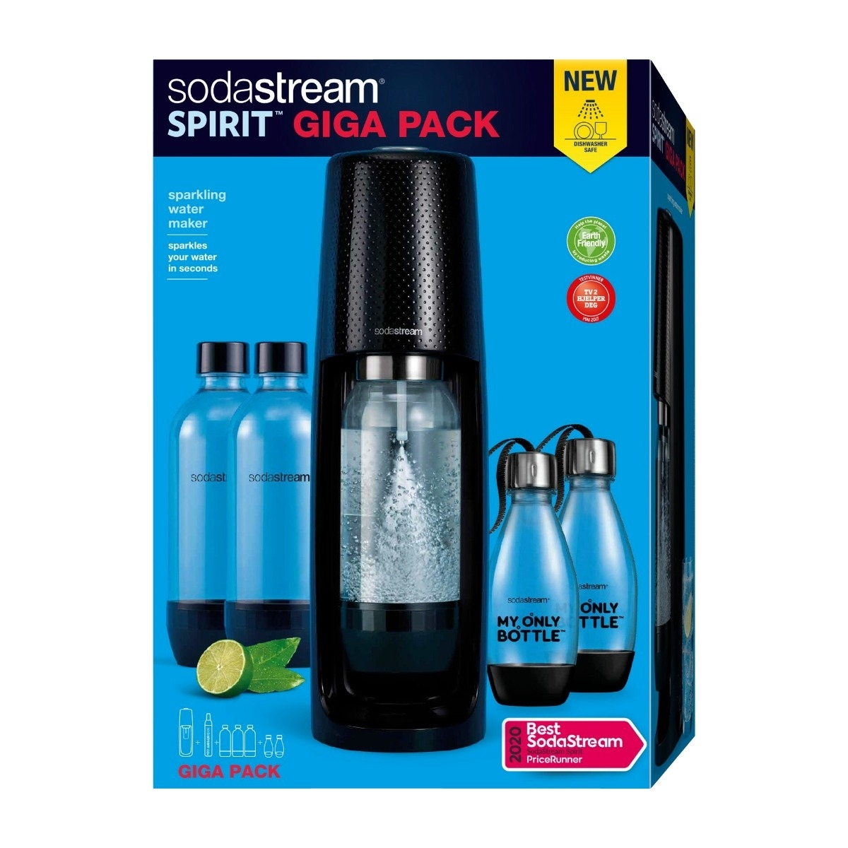 SodaStream Spirit Egnet til opvaskemaskine gigapack billede 2