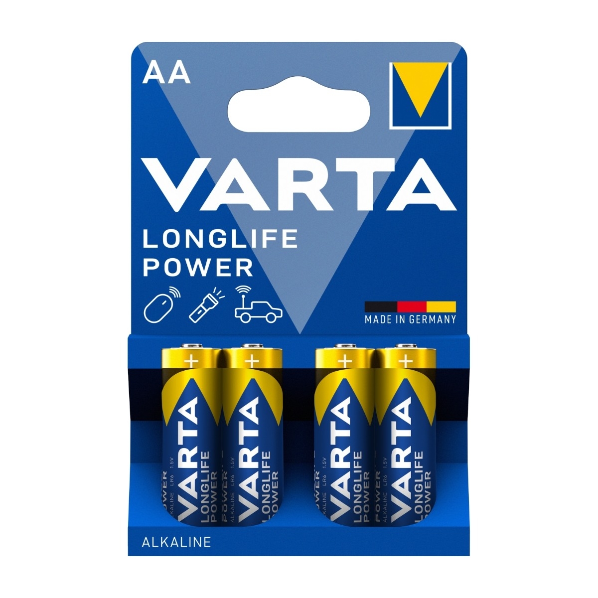 VARTA Longlife Power AA batteri, 4 stk