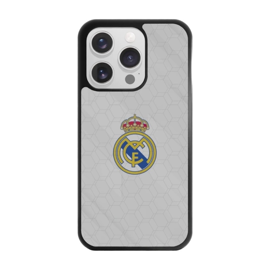 Phonecases3D iPhone 15 Pro Real Madrid 3D mobilcover, sort billede 1