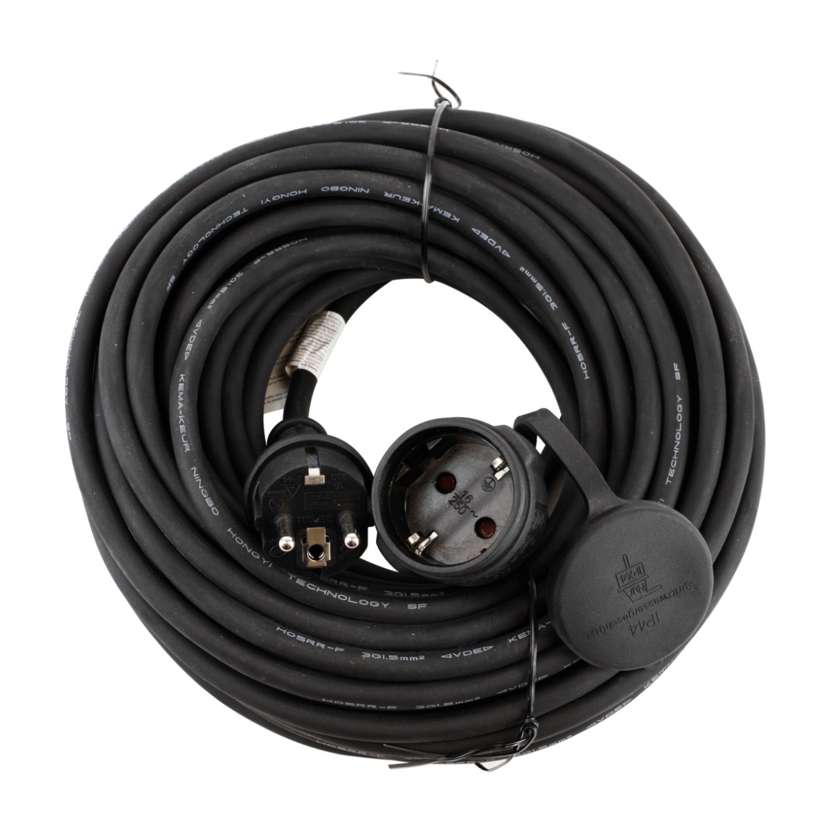 ELETRA SKJØTELEDNING 20M IP44, SORT Power.no ELETRA SKJØTELEDNING 10M IP44, SORT Power.no