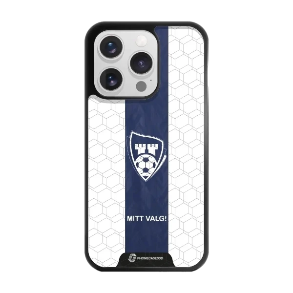 Phonecases3D iPhone 15 Pro Sarpsborg 08 -3D suojakuori, musta