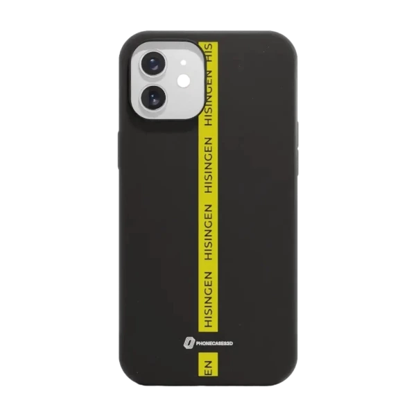 Phonecases3D iPhone 12 BK Häcken kompostoituva suojakuori, musta