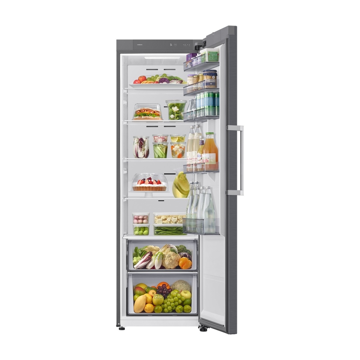 Samsung RR40H39GETEF køleskab, Gentle Silver billede 3