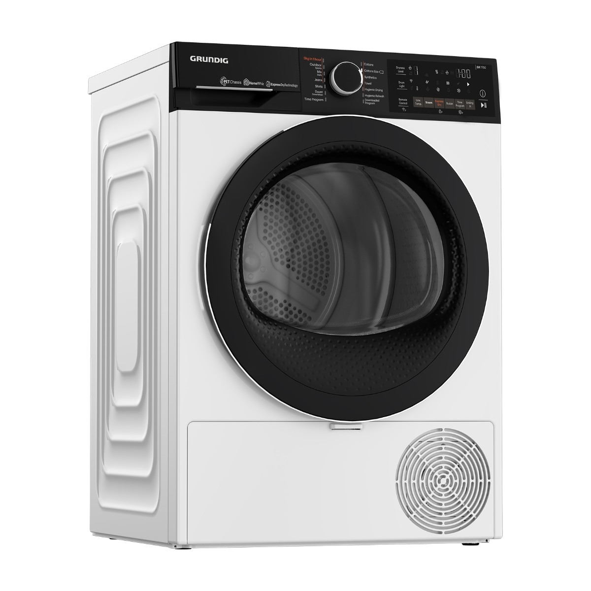 Grundig GR7700 GtP7023CEGW tørretumbler billede 4