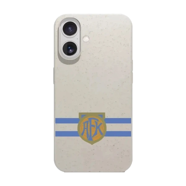 Phonecases3D iPhone 17 Aalesunds FK kompostoituva suojakuori, valkoinen