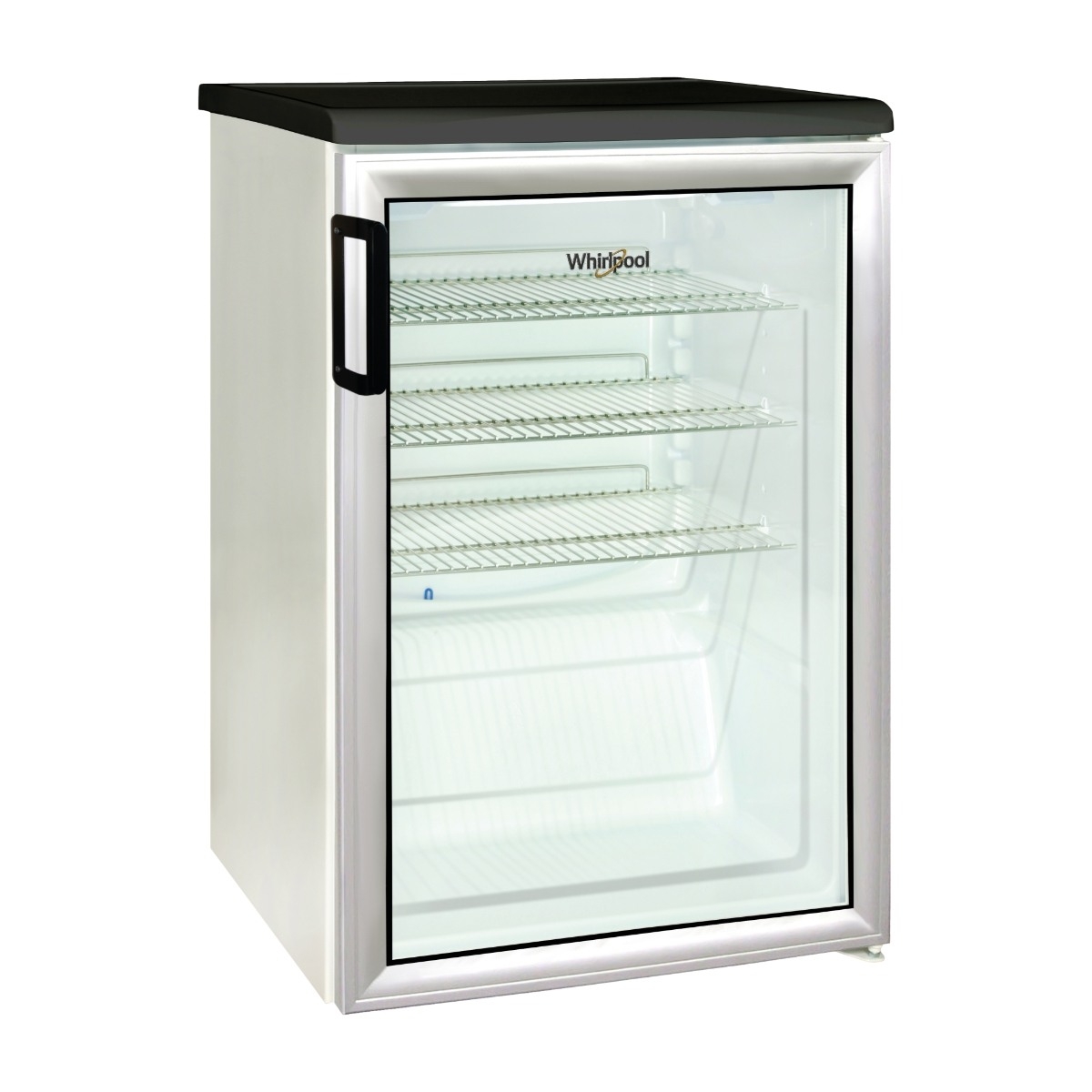 ADN 140 W, Utstillingskjøleskap, Frittstående, Aluminium, Riktig/Høyre, Glass, 125 l