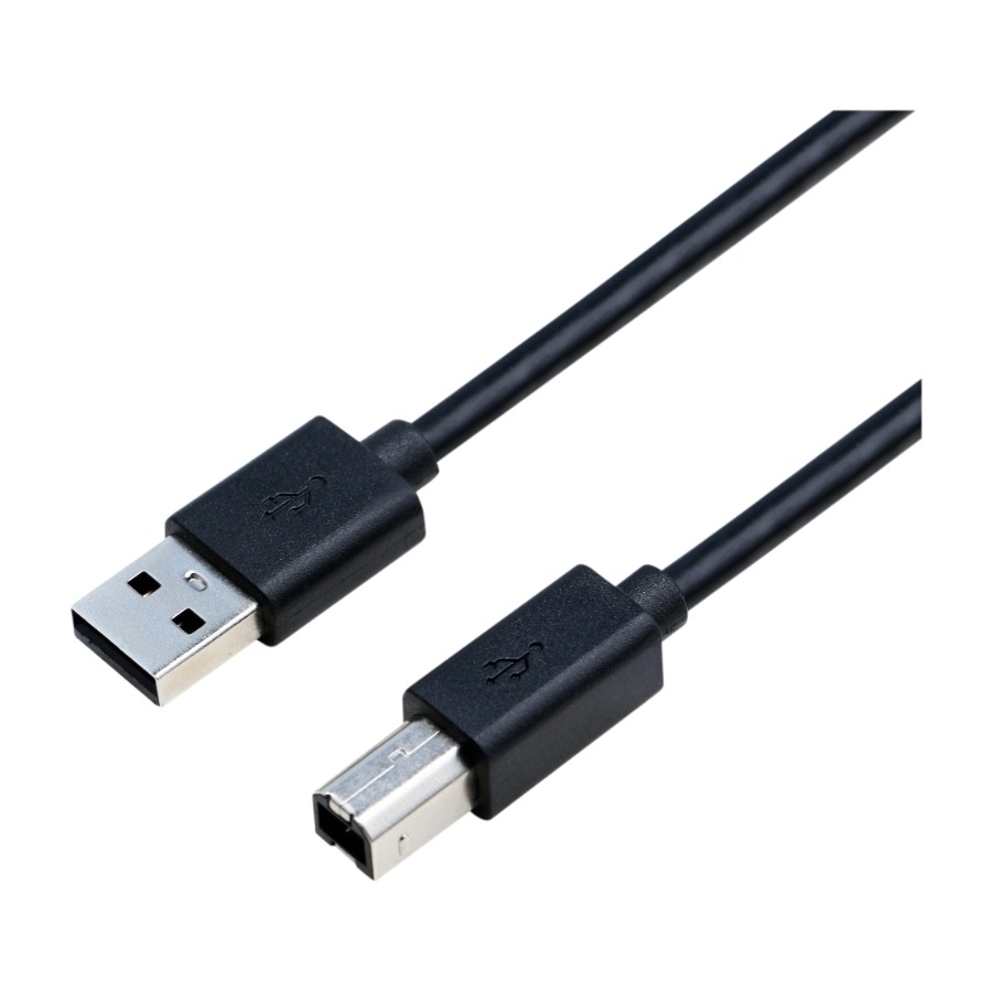 Eletra USB 2.0 Am - BM 3M-kabel, sort