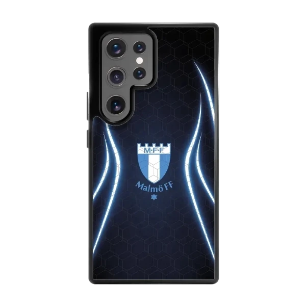 Phonecases3D Samsung Galaxy S25 Ultra Malmö FF -3D suojakuori, musta