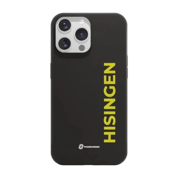 Phonecases3D iPhone 14 Pro BK Häcken kompostoituva suojakuori, musta