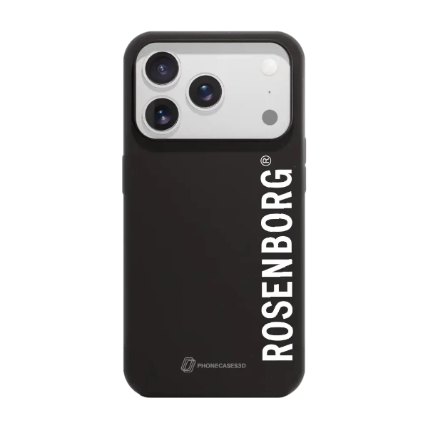 Phonecases3D iPhone 17 Pro RBK kompostoituva suojakuori, musta