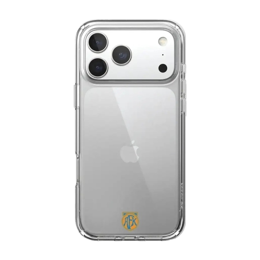 Phonecases3D iPhone 17 Pro Max Aalesunds FK Clear case -mobilcover, hvid billede 1