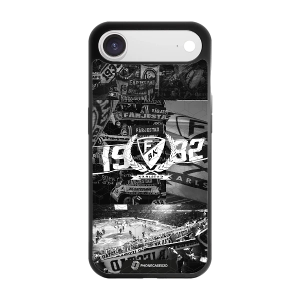 Phonecases3D iPhone Air Färjestad BK -3D suojakuori, musta