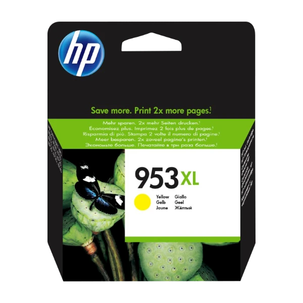 Hp 953XL riittoisa keltainen alkuperäinen mustekasetti